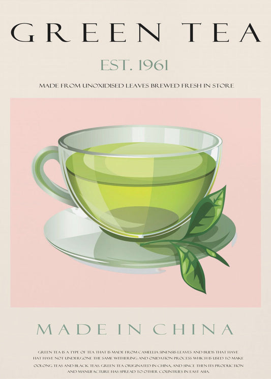 Grüner Tee, gegründet 1961 | Poster