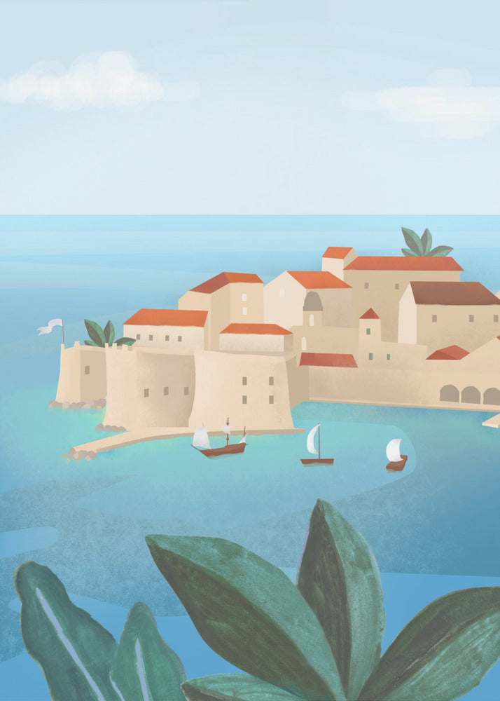 Dubrovnikin kaupunki | Canvastaulut