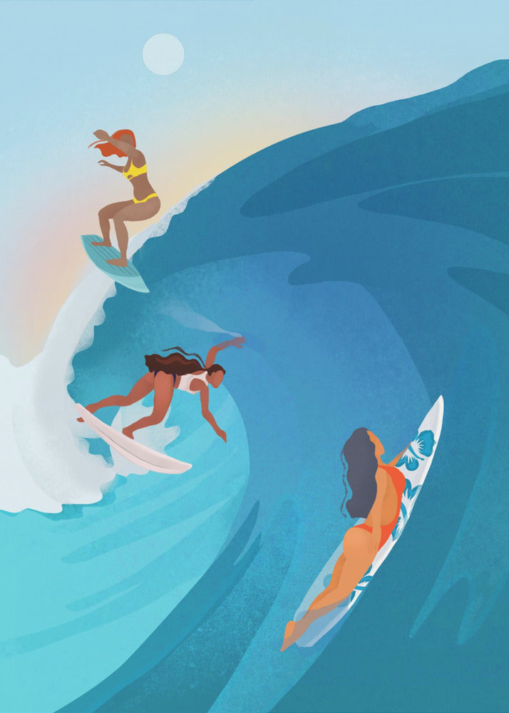 Surfere | Lærredsbilleder