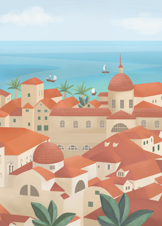 Dubrovniks gamle bydel | Lærredsbilleder