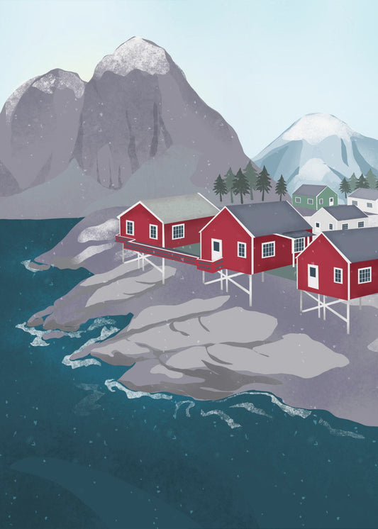 Norwegia | Wydruki na łótnie