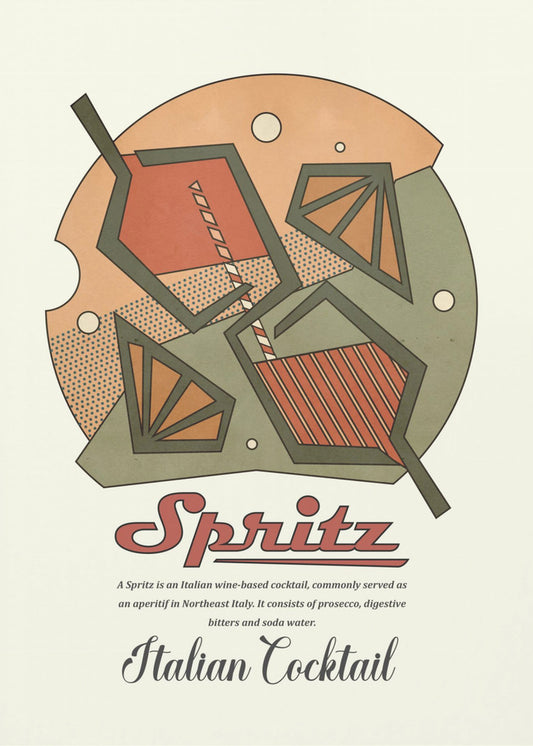 Geometrischer Spritzdruck | Poster
