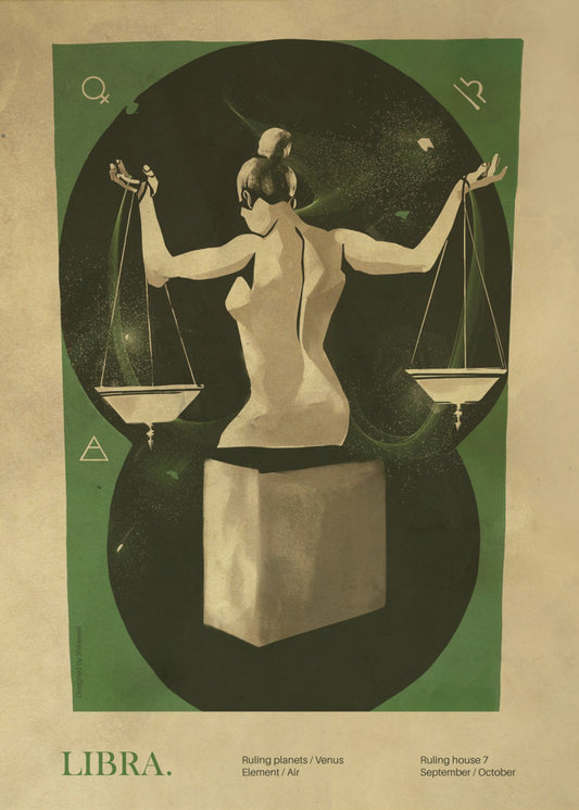 Waage-Druck | Poster