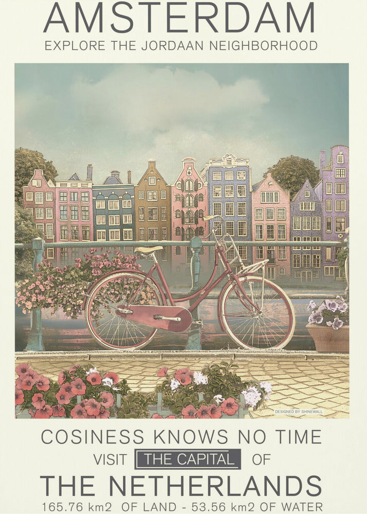 Amsterdamin painatus | Canvastaulut