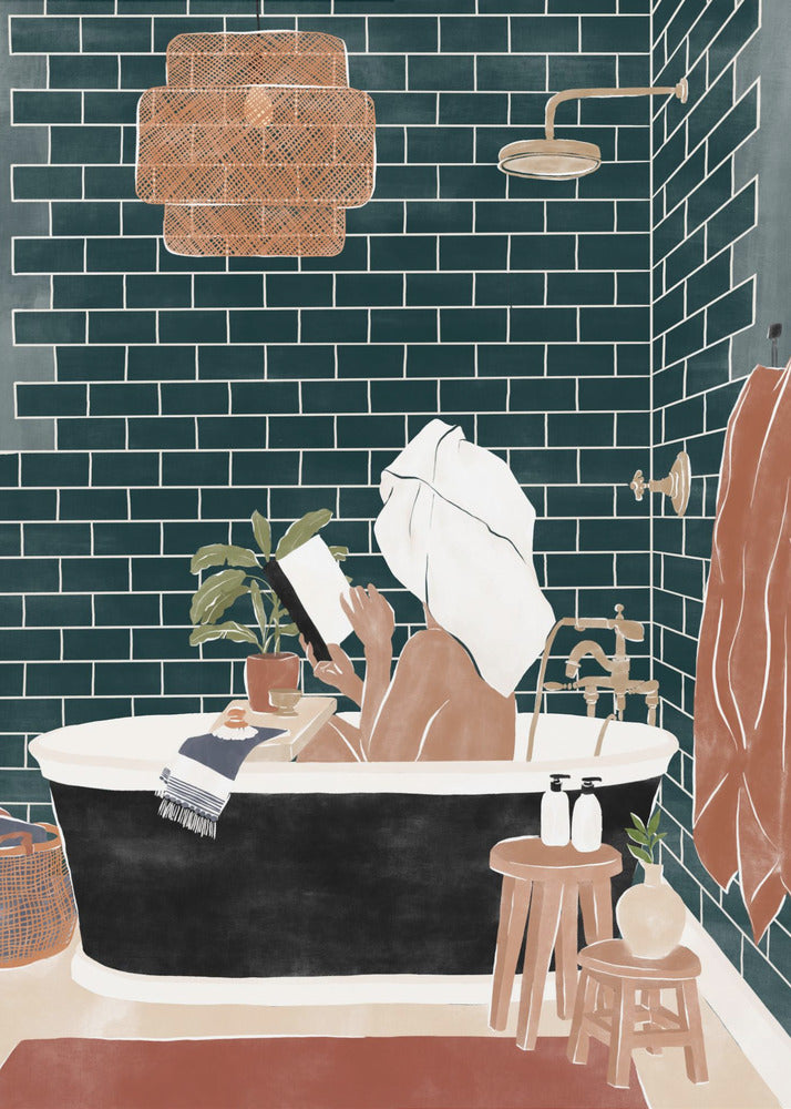 Kylpyhuoneen beibi | Canvastaulut