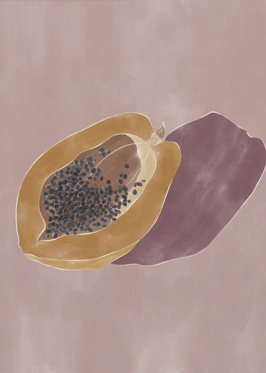 Papaya | Poster - Kunstdruck
