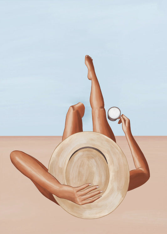 Mädchen am Pool | Leinwand-Bilder