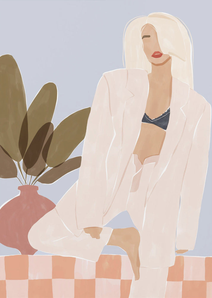 Liian laiska joogaan | Canvastaulut