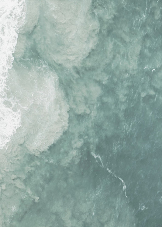 Sanfter Wirbel des Ozeans | Poster