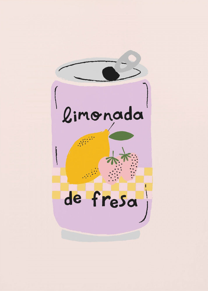 Mansikka-limonadi | Canvastaulut