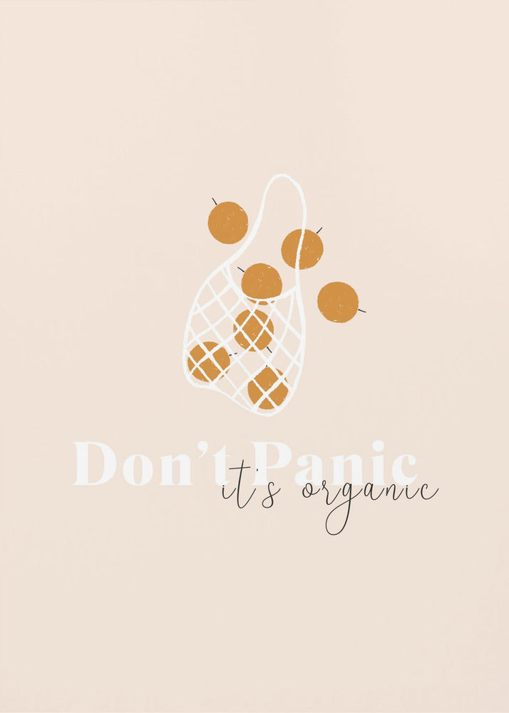 Pas de panique, c'est bio | Posters - Affiche Artistique
