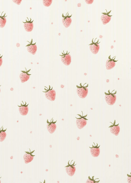 Yksinkertainen tuore mansikka | Julisteet - Taidevedokset