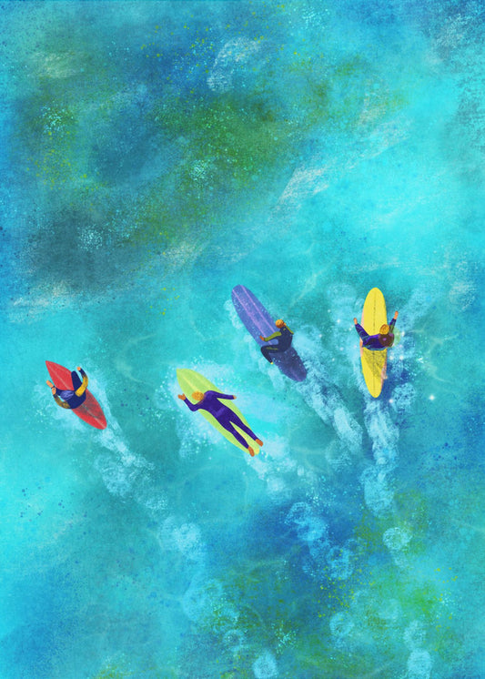 Surffaajajätkät | Canvastaulut