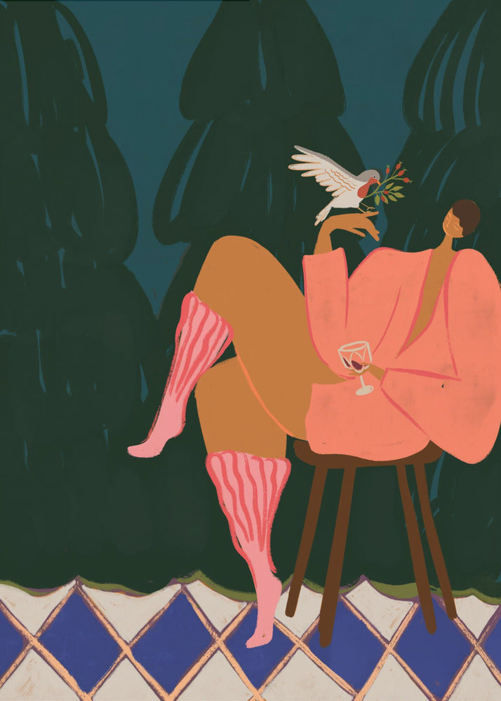 Ein kleines Vögelchen hat es mir erzählt | Poster