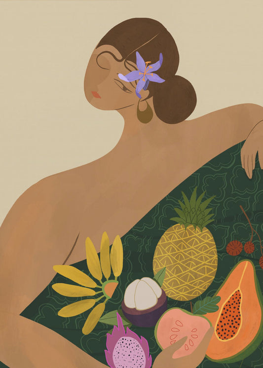 Obstverkäufer | Poster - Kunstdruck