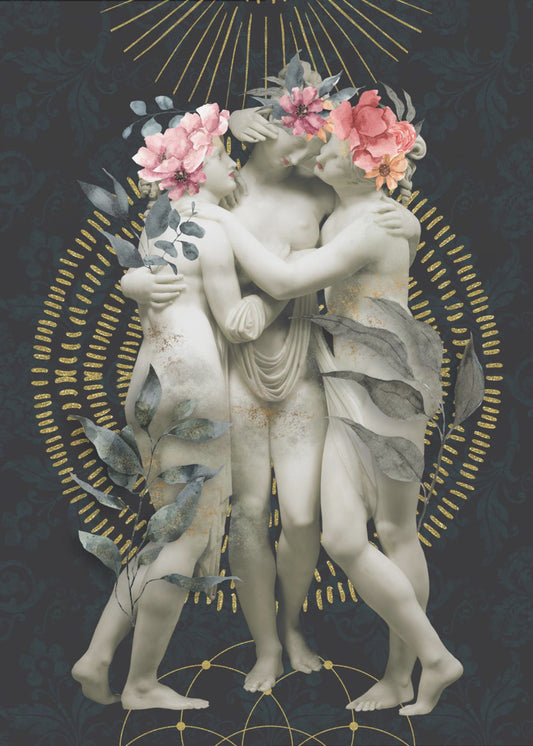 Hommage an die zarte Stärke der Frauen IV | Poster