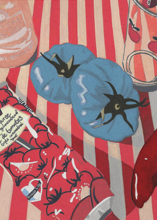 Blaue Tomaten | Poster