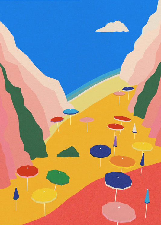 Lido Ligurien | Leinwand-Bilder