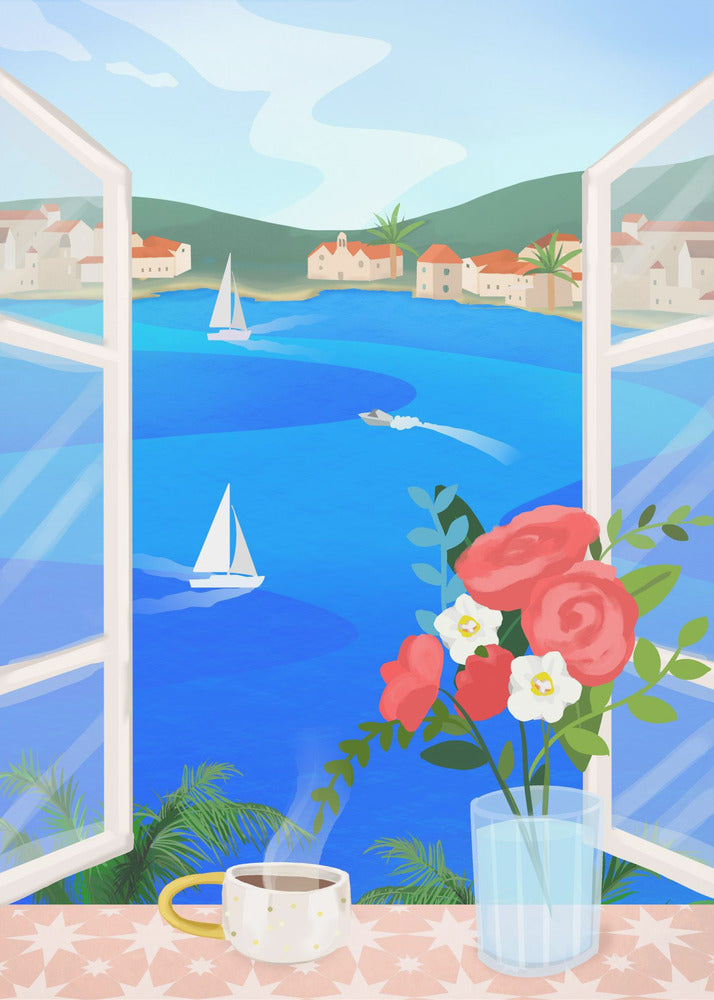 Widok na wyspę | Wydruki na łótnie