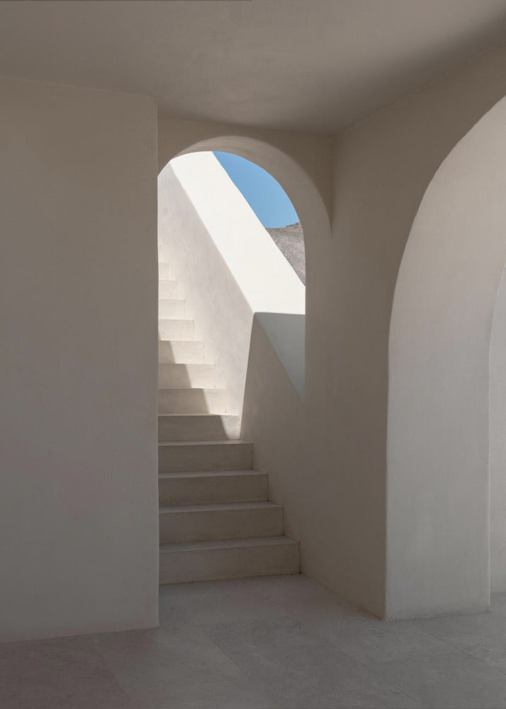 Treppe zum Meerblick | Leinwand-Bilder