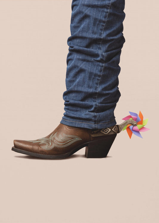 Nicht ernst gemeinter Cowboy | Leinwand-Bilder