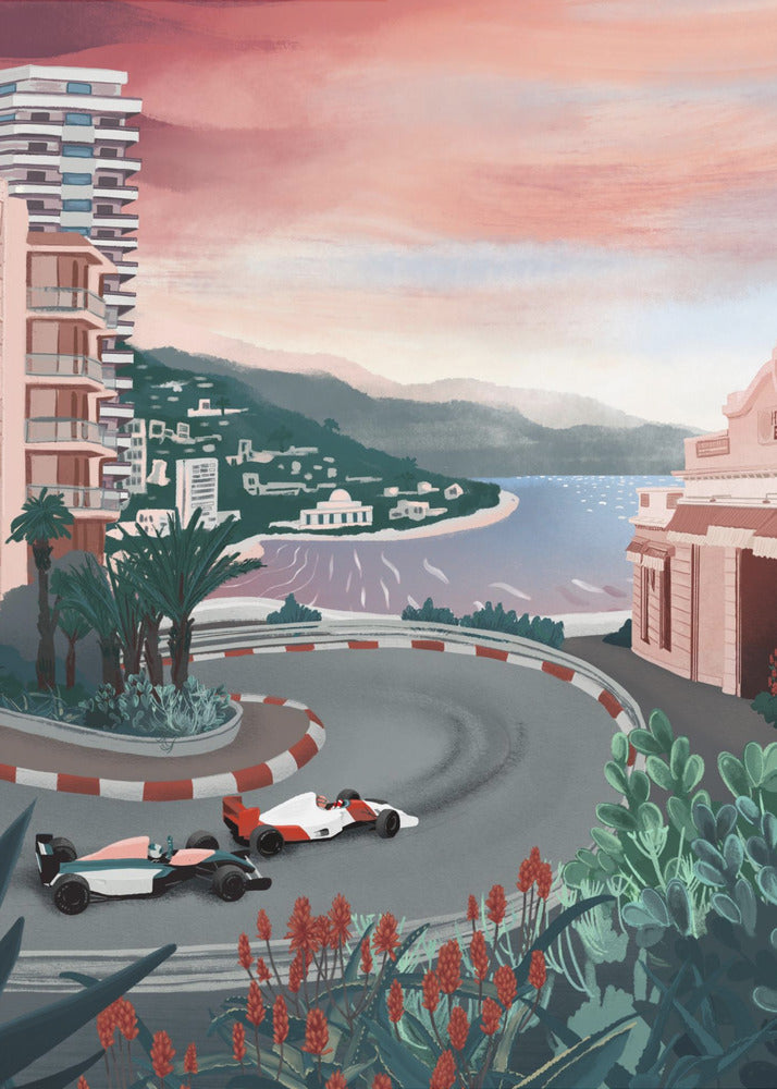 Rennstrecke von Monaco | Leinwand-Bilder