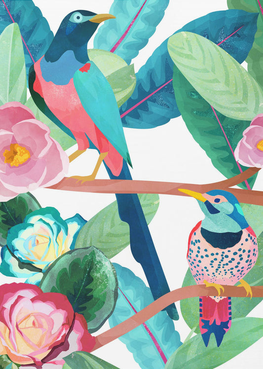 Vögel des Frühlings | Leinwand-Bilder