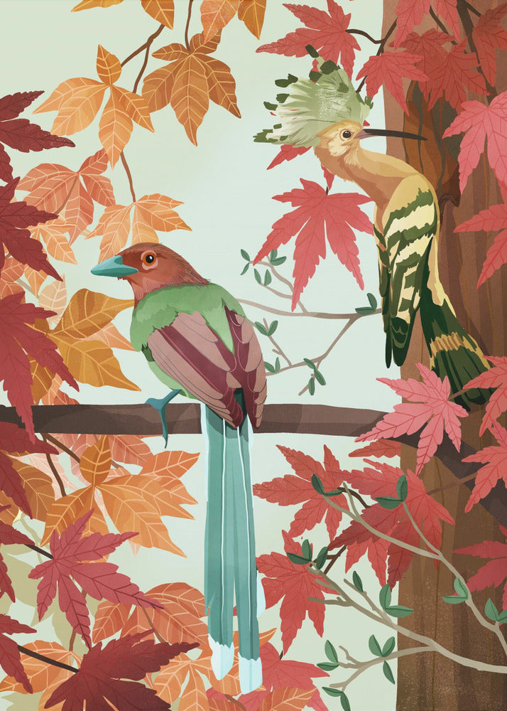 Vögel des Herbstes | Leinwand-Bilder