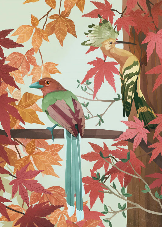 Vögel des Herbstes | Leinwand-Bilder