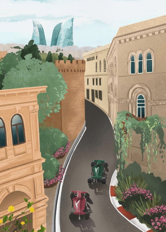 Baku, Aserbaidschan | Leinwand-Bilder