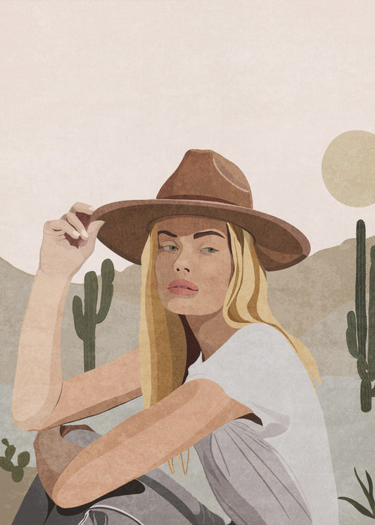 Cowgirl | Leinwand-Bilder