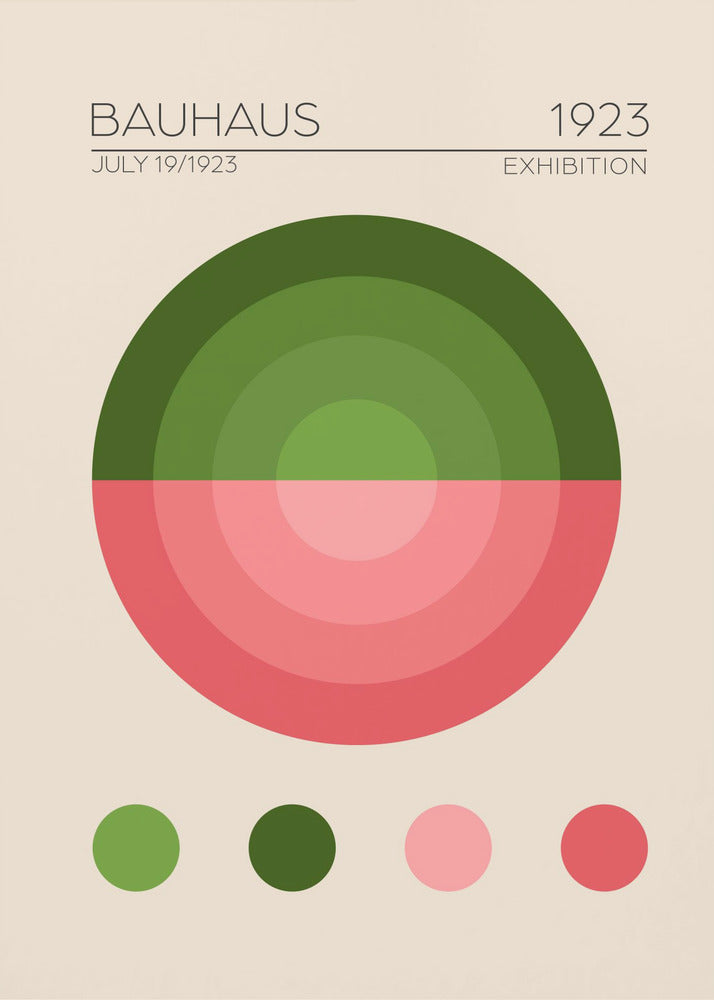 Bauhaus-vihreä asunto | Canvastaulut