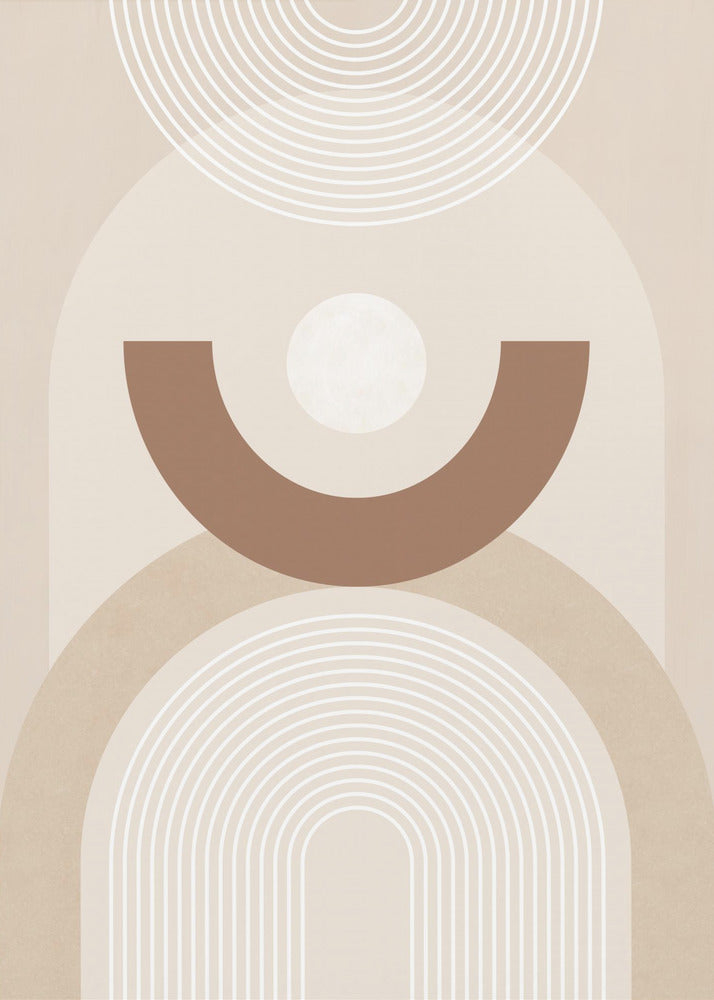 Beige de mediados de siglo Posters  - Impresiones de Arte | Impresiones en Lienzo