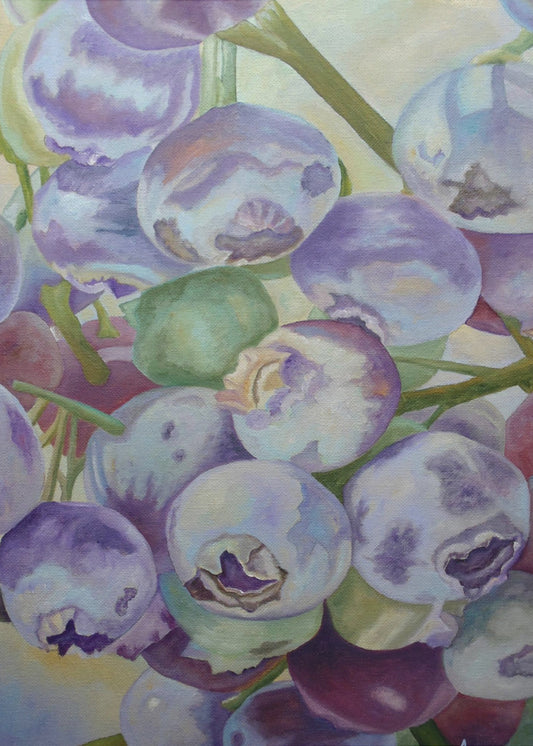 Blaubeeren | Poster - Kunstdruck