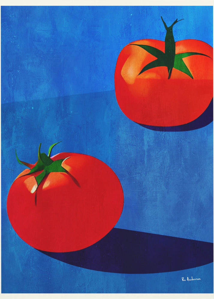Zwei Tomaten | Leinwand