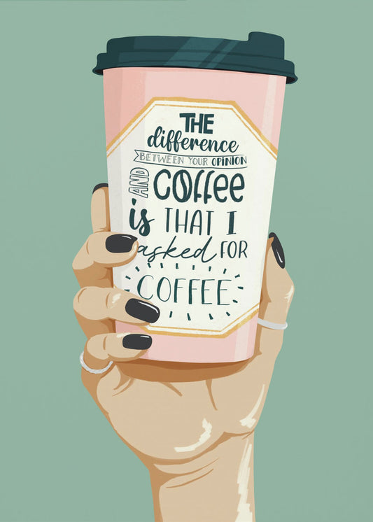 Bad om kaffe | Poster