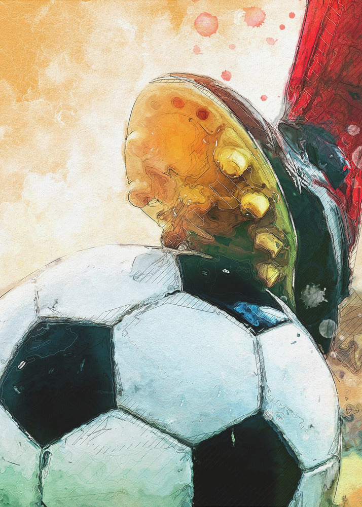 Fußball 1 Sportkunst | Leinwand-Bilder