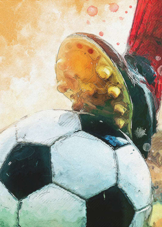 Fußball 1 Sportkunst | Leinwand-Bilder