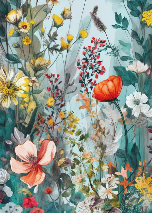 Wiesenblumen 5 | Leinwand-Bilder