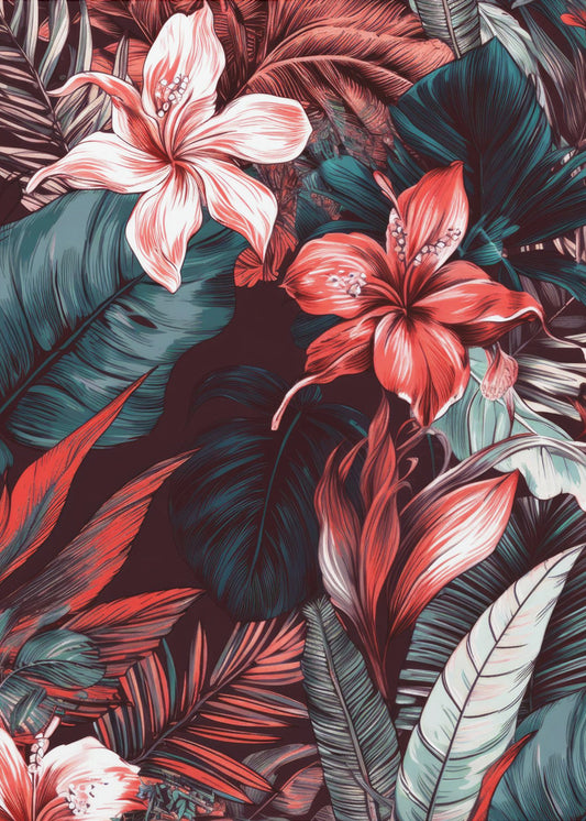 Tropical flora 2 | Poster