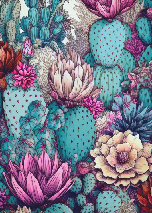 Succulents and cactus 11 | Poster