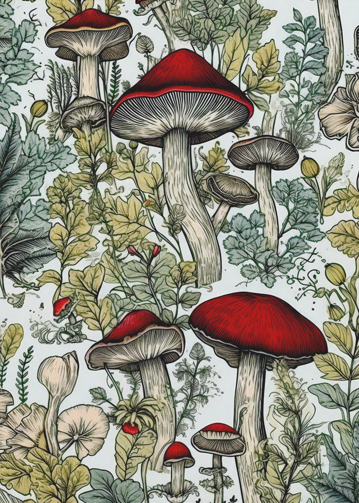 Mushrooms 2 | Canvas