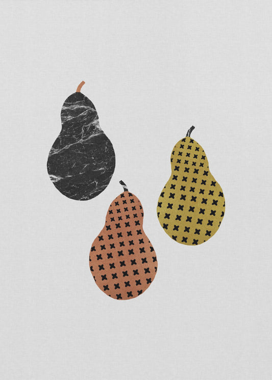 Skandinavische Birnen | Poster - Kunstdruck