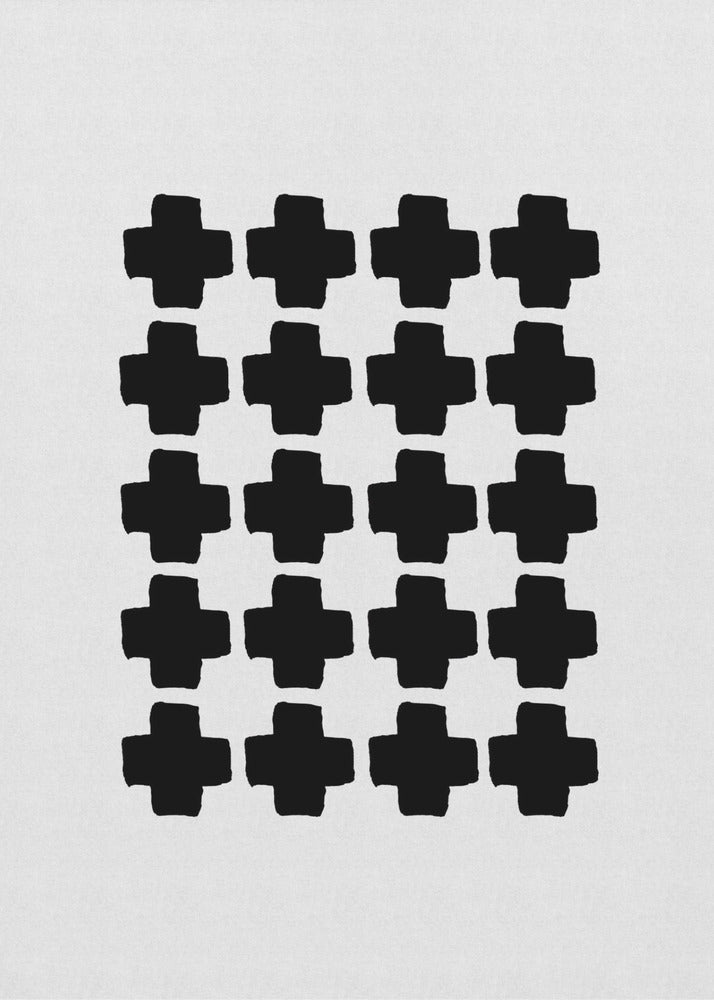 Astratto in bianco e nero III | Stampe su Tela