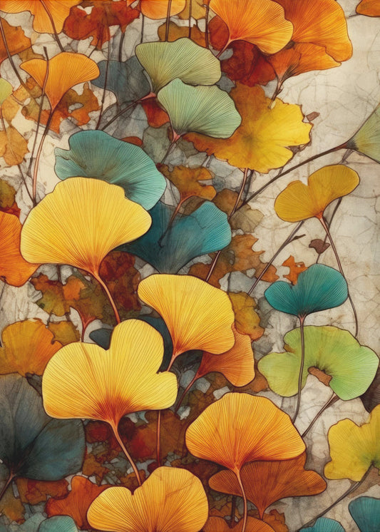 Ginko Biloba leaves 1 | Poster