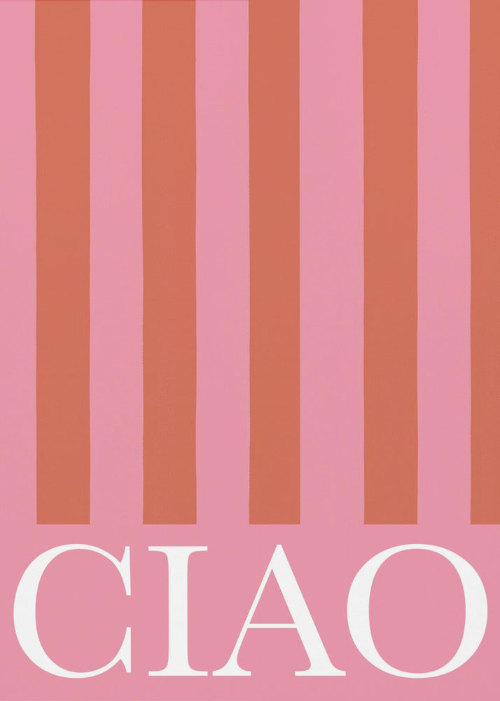 Ciao Streifen | Leinwand