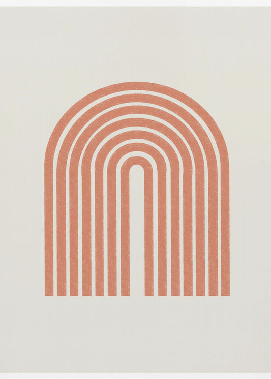 Retro Arch Lines | Canvas