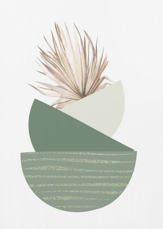 Green Boho 1 | Canvas