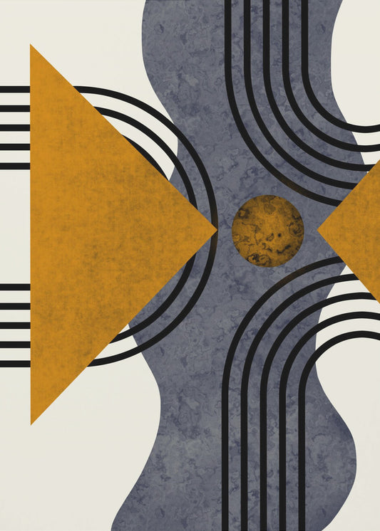 Strukturierte Komposition aus der Mitte des Jahrhunderts 3 | Poster