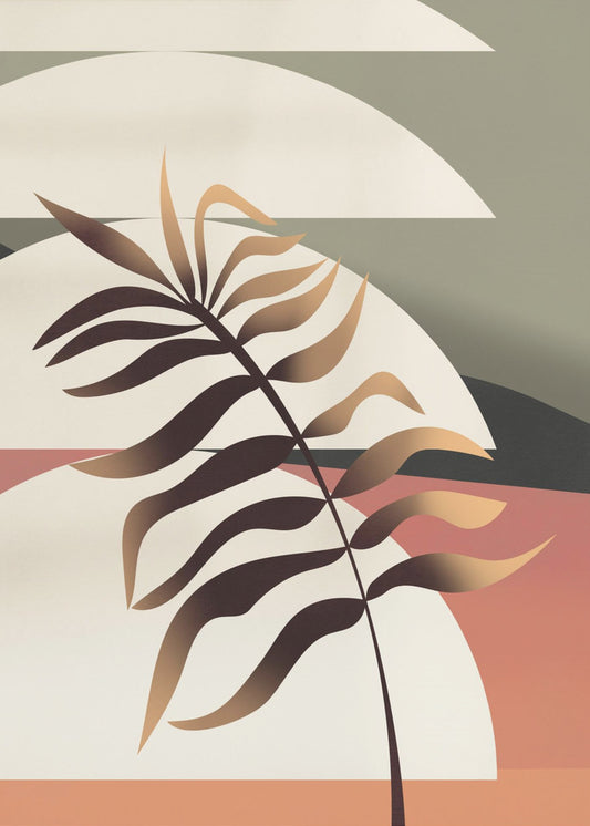 Leuchtendes Palmblatt | Poster